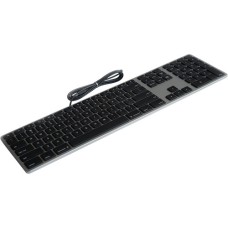 Matias FK318B Wired Aluminum Keyboard for Mac (Space Gray)